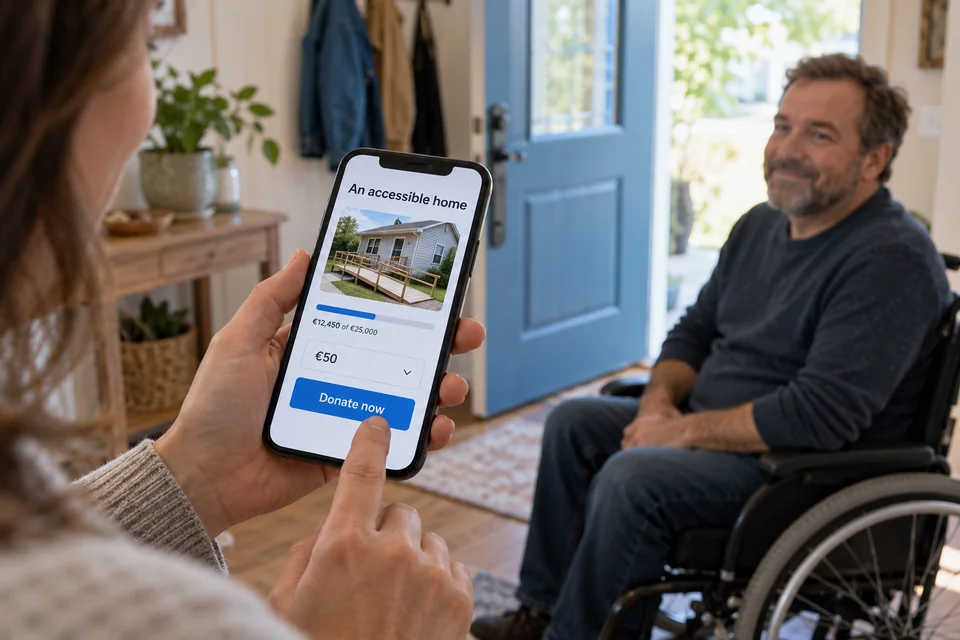 Una aportación ilustrativa para adaptar una vivienda aparece en primer plano.