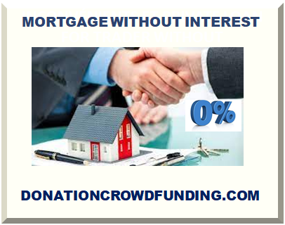 MORTGAGE WITHOUT INTEREST 2022